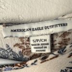 American Eagle  Size S Women’s Tunic Dress Floral Cold Shoulder Long Sleeve Boho Photo 6