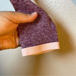 Gymshark Women's Purple Long Sleeve Crop Top and shorts set SZ:M Photo 7