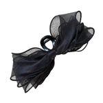 Andis Black Bow Claw Clip Cottagecore Hair Accessory Photo 2