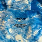 Mikoh Miyako Bikini Bottom Blue and White Marble Print Sporty Swimwear Large Photo 5