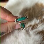 Turquoise sterling silver ring Blue Photo 1