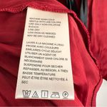 Free People NWT Arabella Satin Rubies Red Tie Back Blouse Sz XS Party Going Out Photo 11