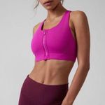 Athleta A-C Ultimate Zip Front Bra XS NWOT Photo 1