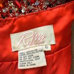 American Vintage Riva Red Sequin Leopard Rhinestone Pageant Prom Gown Sz 6 Photo 7