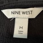 Nine West Black Alderwood V Neck Romper. Size Medium Photo 5