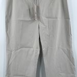 Nic+Zoe Pants Size 6 Cobblestone Pull On Cropped Wonderstretch Wide Leg Crop Photo 9
