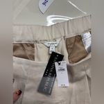Banana Republic  Pleated Shorts Skort Size Large New Tan Silky Flowy Casual Photo 6