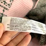 ZARA NWOT  Plaid Knit Vest with Pearl Buttons in Pink / Green Women's M Photo 11