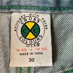 Cross Colours Women’s Cuffed Jean Shorts Blue Size 30 Photo 10