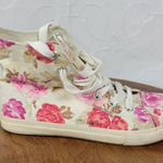 Aeropostale  Women's‎ Sneakers 7 Multi Floral Print Canvas High Round Toe Lace Up Photo 0