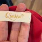 Qinsen Red Mini Tennis Dress Pleated New Size XS Photo 2