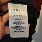 Sandro Paris Color Block Long Sleeve Dress size Small Red Photo 4