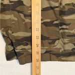 Caslon  Women's Embroidered Olive Green‎ Camo button up collared jacket size SM Photo 7