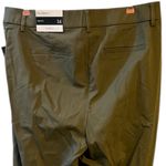 Rafaella  The Straight High Waist Olive Green Pants Trousers Stretch 14 NWT New Photo 8