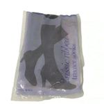 SILKIES WOMENS TROUSER SOCKS TWO PAIR PACK ONE SIZE REGULAR BLACK CLASSIC RIBBED Photo 4