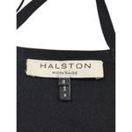 Halston Heritage  Revolve One Shoulder‎ Black Asymmetrical Crop Top Y2K Minimal S Photo 3