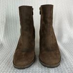 Timberland Boots Womens 8.5 Brown Leather Waterproof Block Heels Zip Up Ankle Photo 5