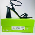 Sam Edelman  Kia Black Patent Block Heel Sandal Size 10 Photo 1