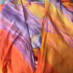 Cider  Dress Women L-XL Curve and Plus Orange Ombre Ruffle Mini Y2K Spring Party Photo 4