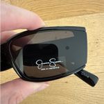 Jessica Simpson  - Modern Rectangular Sunglasses in Black & Gold Photo 1