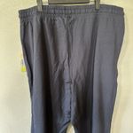 Summersalt NEW The Mixed Media Jogger Pants Womens Size 2XL Navy Blue Lounge Photo 4