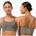 Lululemon Set Grey Sage, Align High-Rise Mini-Flared Pant 28" & Like a Cloud Bra Photo 1