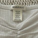 Sweetheart Neckline Crop Top White Size M Photo 2