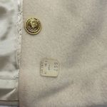 70s Vintage Ivory Wool Forecaster Coat military naval style double breasted Med White Photo 11