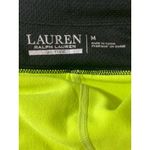 Ralph Lauren Lauren Black Neon Mid Rise Elastic Waist Active Running Shorts Sz M Photo 4