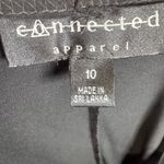 Connected Apparel  black and white form flattering dress size 10 Photo 4