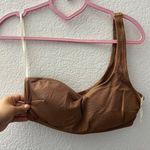 Aerie Brown Bandeau Bikini Top Photo 0