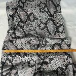 Chaser NWT Women Sz S Grey Snake Print Wide Leg Jumpsuit Spaghetti Strap V Neck Photo 6