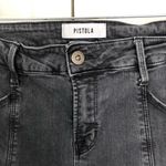 Pistola Grey Skinny  Zipper Jeans Size 28 Photo 4
