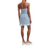 French Connection  Dress Size 4 Blue Floral Print Stillwater Mini NWT Coquette Photo 1