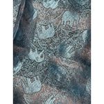 Thai Silk Elephant Soft Shawl Scarf Wrap Blue Photo 5