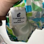 Caribbean Joe  Vibrant Geometric Print Swim Top Size 12 Photo 2