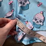 WodBottom Light Blue Skull Cupcake Lifting Shorts XXL Photo 5