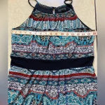 Enfocus Studio En Focus Studio Boho Aztec sleeveless dress Size 10P‎ Photo 3