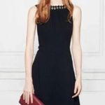 Tory Burch Sheila Embellished Floral Fit and Flare Little Black Dress - Size 4 Photo 1