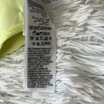 Billabong  Knotted textured Bandeau Bikini Top in Yellow/Neon green size XL Photo 11