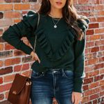 VICI  | Dianna Ruffle Knit Sweater Photo 1