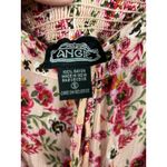 Angie  Pink Floral Wide Leg Pants size S Photo 2
