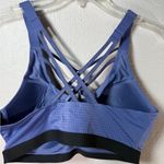 Victoria's Secret Criss cross front and back Blue Victoria’s Secret Strappy Sports Bra- 36D Photo 2