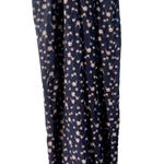 Candie's  Woman's White Lace & Blue Floral Jumpsuit, Medium Photo 9