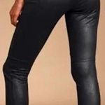 We The Free  People Pants Womens 26 Black Vegan Faux Leather Skinny Moto Photo 1
