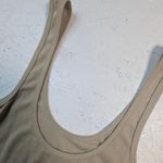 Dress Forum Ribbed Thong Bodysuit Tank – Women's S Beige Photo 6