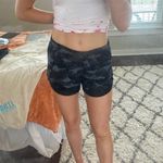 Athleta Black Camo Shorts Photo 0