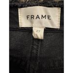 Frame Le Low Baggy Wide Leg Jeans Black Size 27 Photo 6