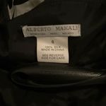 Alberto Makali Vintage Y2K 90's Silk Floor Length Halter Dress Maxi Photo 9