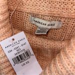 American Eagle  Outfitters Oversized Peach Mock Neck
Sweater(Size XS) Photo 8